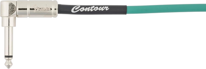 Fender Contour™ Series 30'  Coil Instrument Cable in Sherwood Green