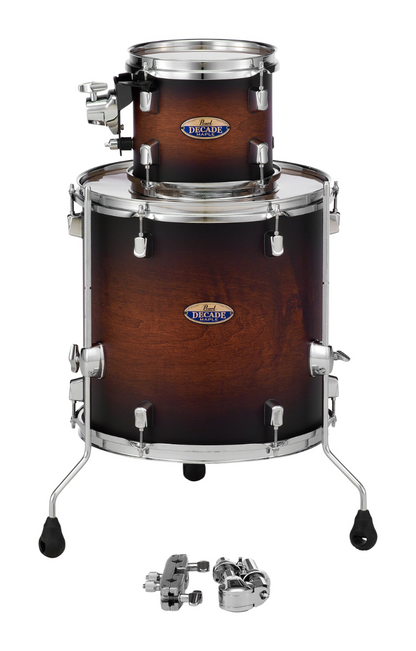 Pearl Decade Maple 2 Piece Shell Pack in Satin Brown Burst