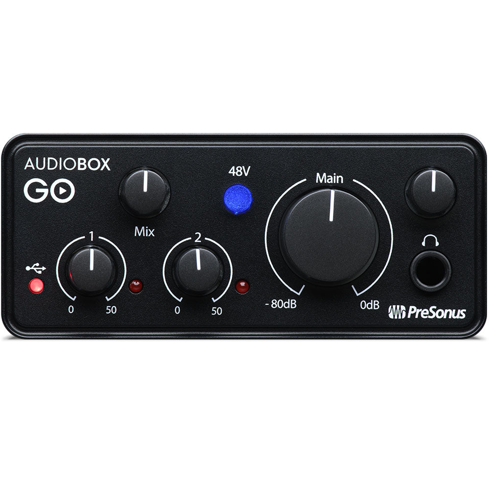 PreSonus AudioBox GO Compact 2x2 USB Audio Interface