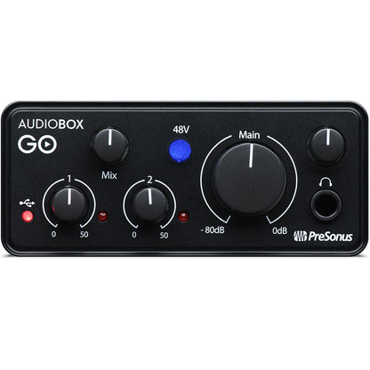 PreSonus AudioBox GO Compact 2x2 USB Audio Interface