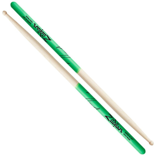 Zildjian Super 7A Maple Green Dip Drumsticks