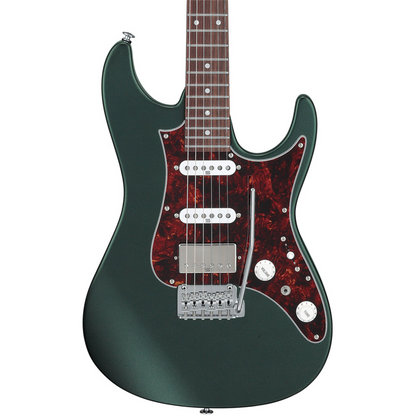 Ibanez Prestige AZ2204N Electric Guitar in Ivy Green Metallic Flat