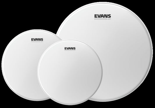 Evans UV1 Fusion Coated Tom Pack 10", 12" and 14"