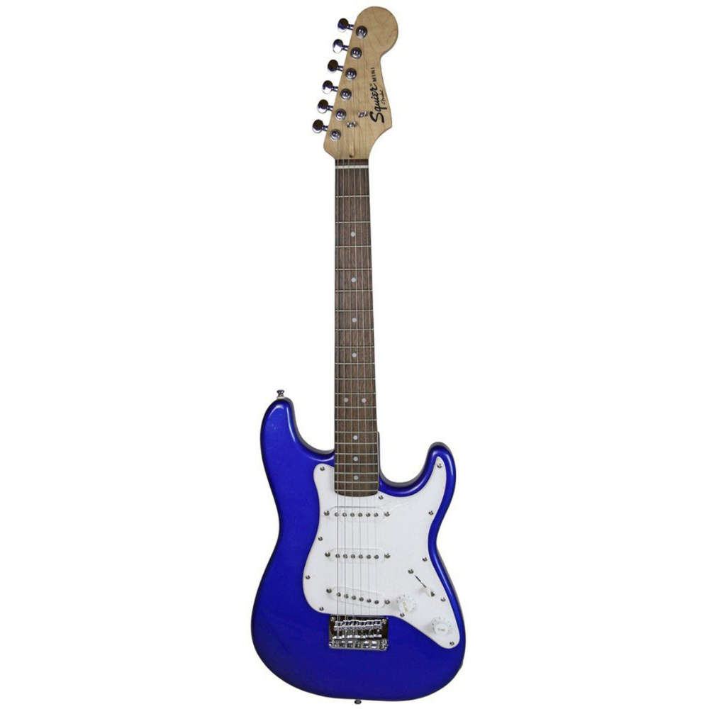 Squier FSR Mini Stratocaster, Laurel Fingerboard in Imperial Blue