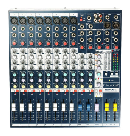 Soundcraft EFX8 8 Channel Analog Mixer | EX-DEMO