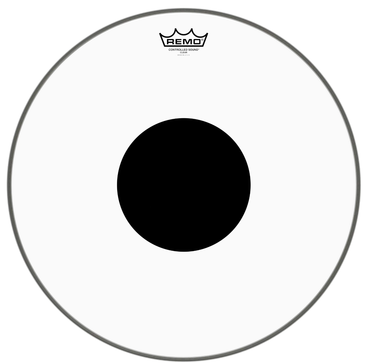 Remo Controlled Sound Clear 18" Black Dot Tom Drum Head