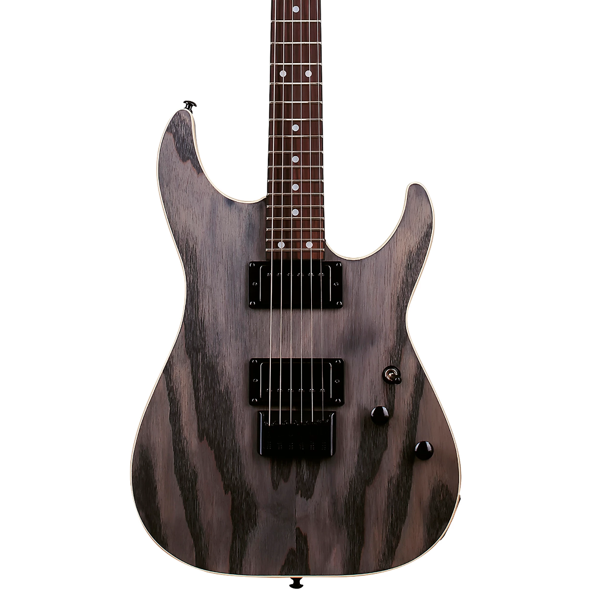 Schecter C-1 Standard Electric Guitar in Charcoal Satin