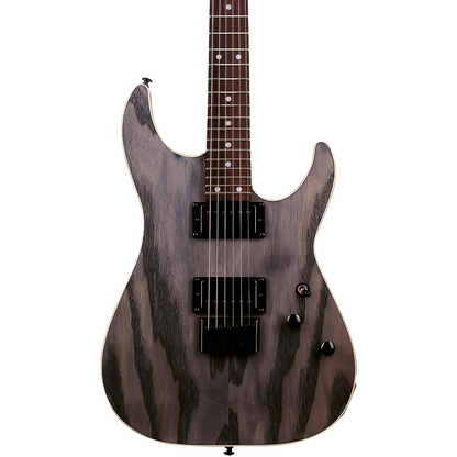 Schecter C-1 Standard Electric Guitar in Charcoal Satin