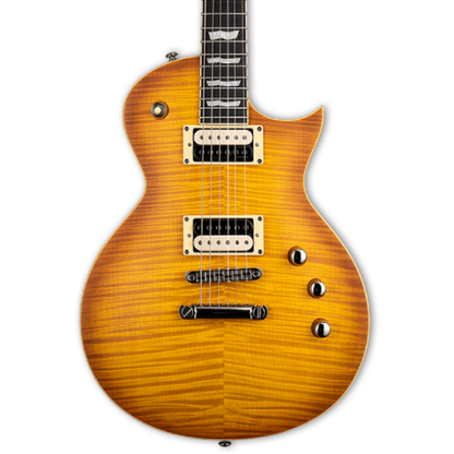 ESP LTD Eclipse Electric Guitar in Honey Burst Satin