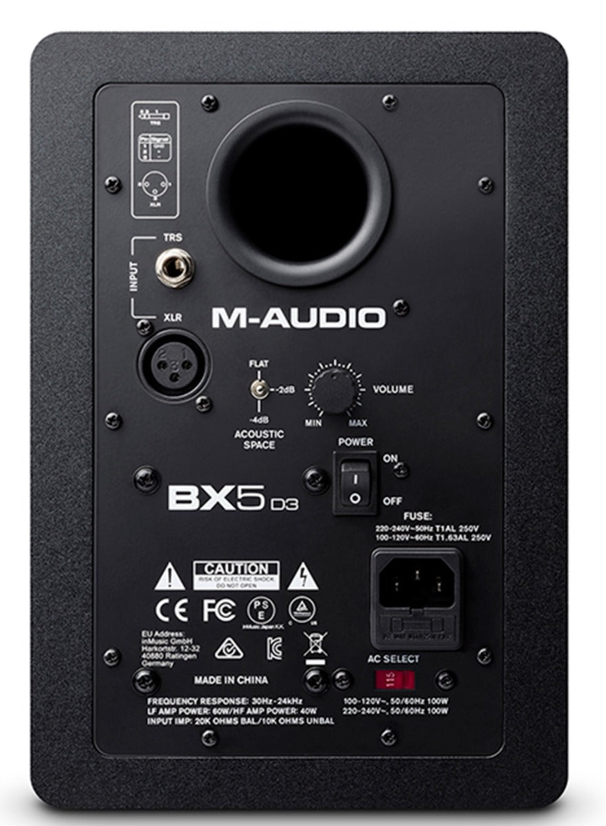M Audio BX5 D3 Single 5" Powered Studio Reference Monitor