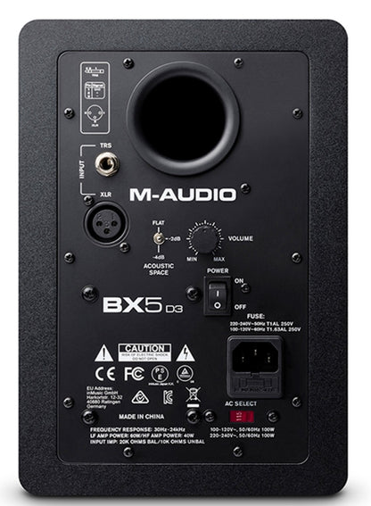 M Audio BX5 D3 Single 5" Powered Studio Reference Monitor