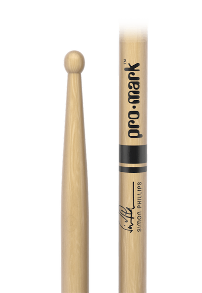 Promark Simon Phillips Lacquered Hickory Wood Tip Drumsticks