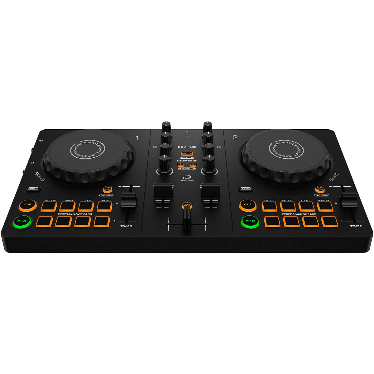 AlphaTheta DDJ-FLX2 Compact 2 Channel DJ Controller