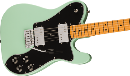 Fender Vintera II '70s Telecaster Deluxe with Tremolo, Maple Fingerboard in Surf Green
