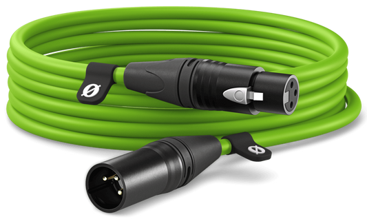 RODE XLR3 6m Premium XLR Cable in Green