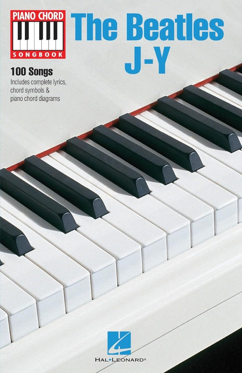 The Beatles J to Y Piano Chord Songbooks