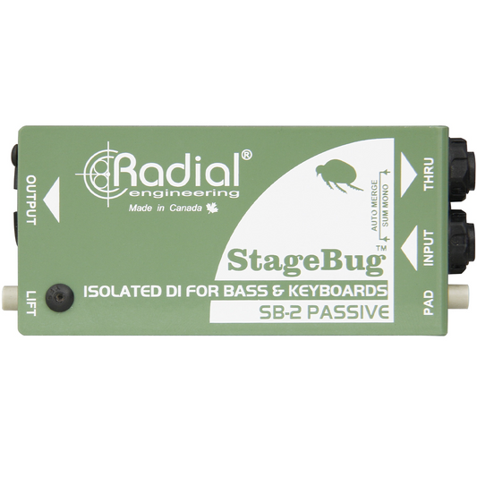 Radial StageBug SB-2 1-channel Passive Instrument Direct Box