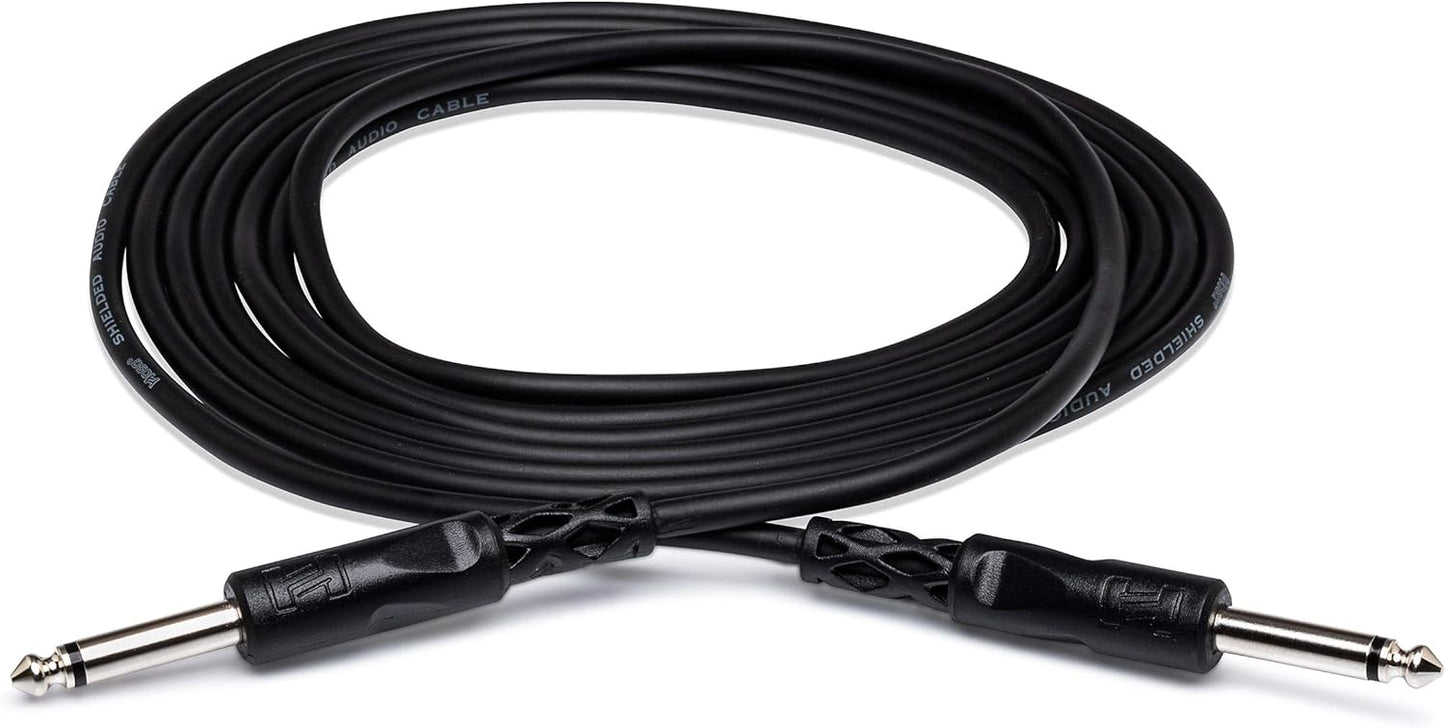 Hosa CPP101 1/4 in TS to Same Unbalanced Interconnect Cable 1 ft