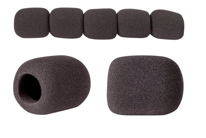 CPK 195B Bag Of 5 Mic Windshields In Black