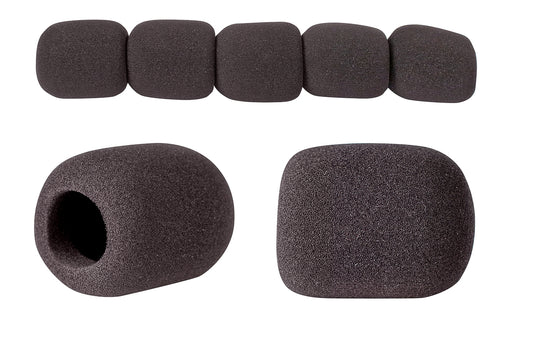 CPK 195B Bag Of 5 Mic Windshields In Black