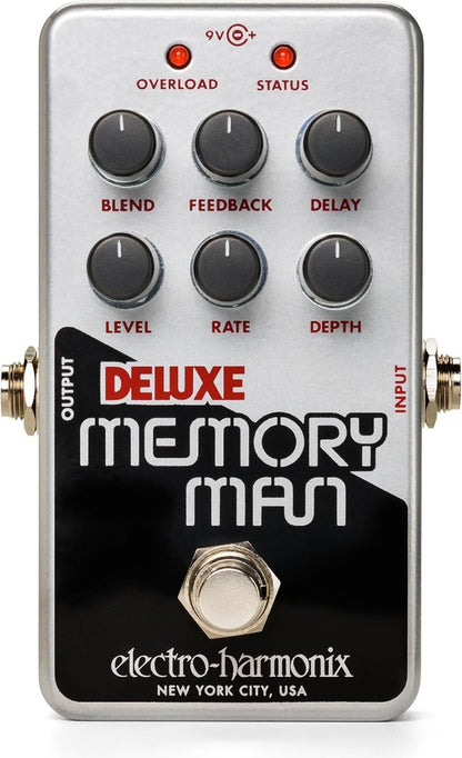 Electro Harmonix Nano Deluxe Memory Man Analog Delay / Chorus / Vibrato Pedal