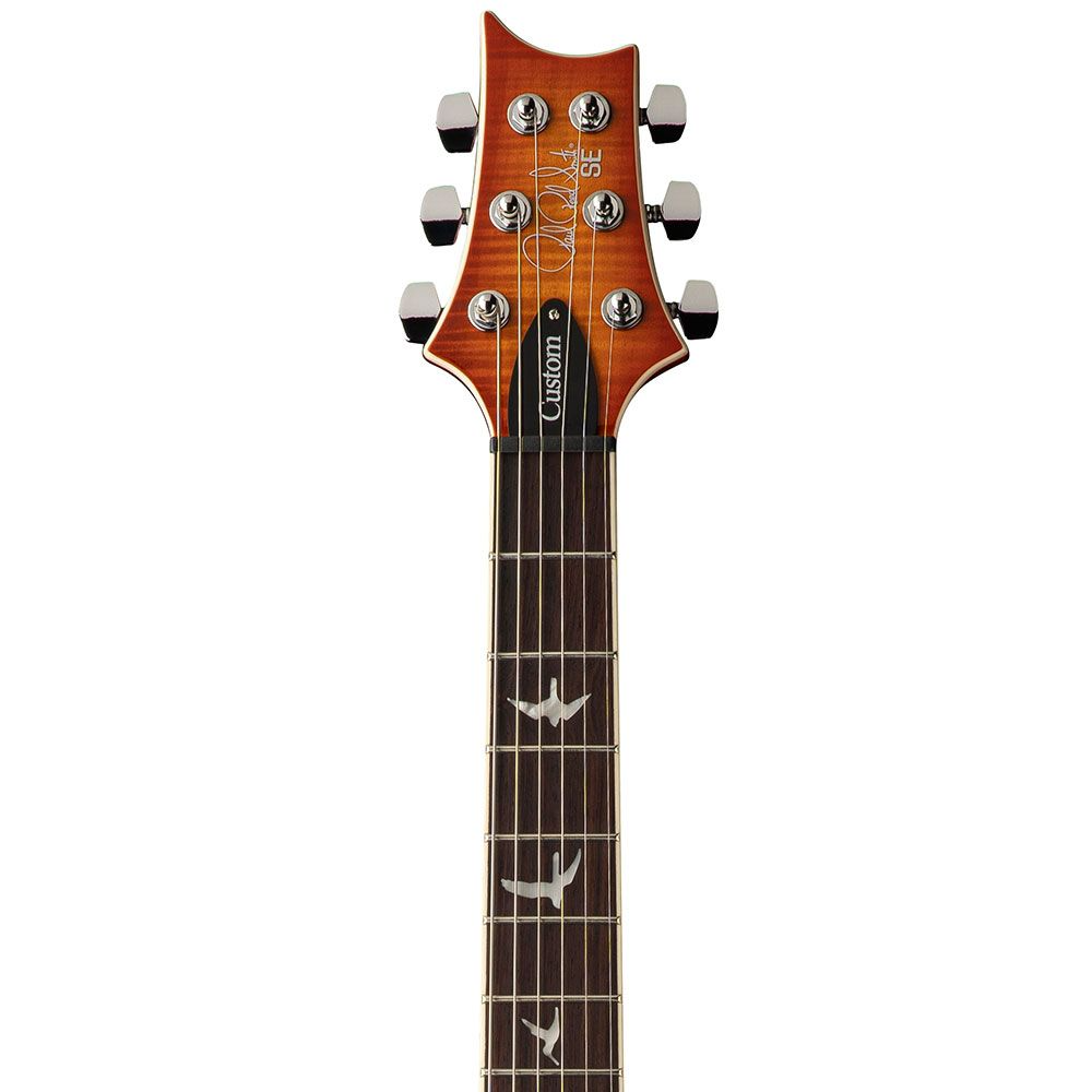 PRS SE Custom 24 Semi Hollow Piezo Electric Guitar in Vintage Sunburst