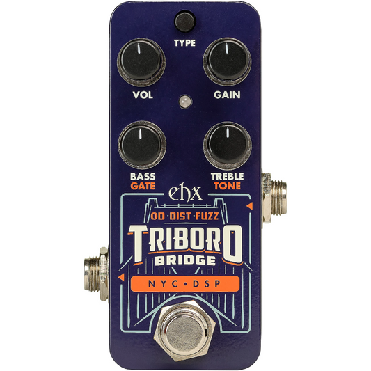 Electro Harmonix Pico Triboro Bridge Overdrive/Distortion/Fuzz Effects Pedal