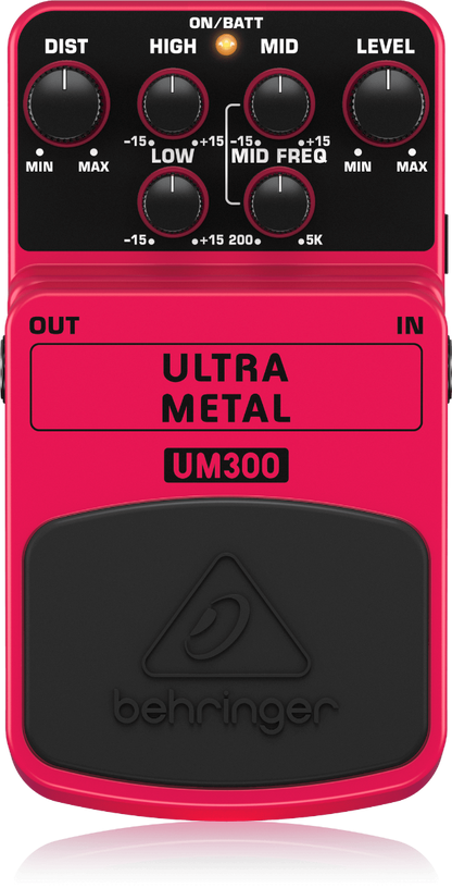 Behringer UM300 Ultra Metal Distortion Pedal