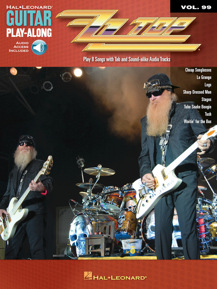 ZZ Top Guitar Playalong Volume 99 BK/OLA