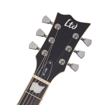 ESP LTD EC 256 FLAME TOP in DARK BROWN SBST