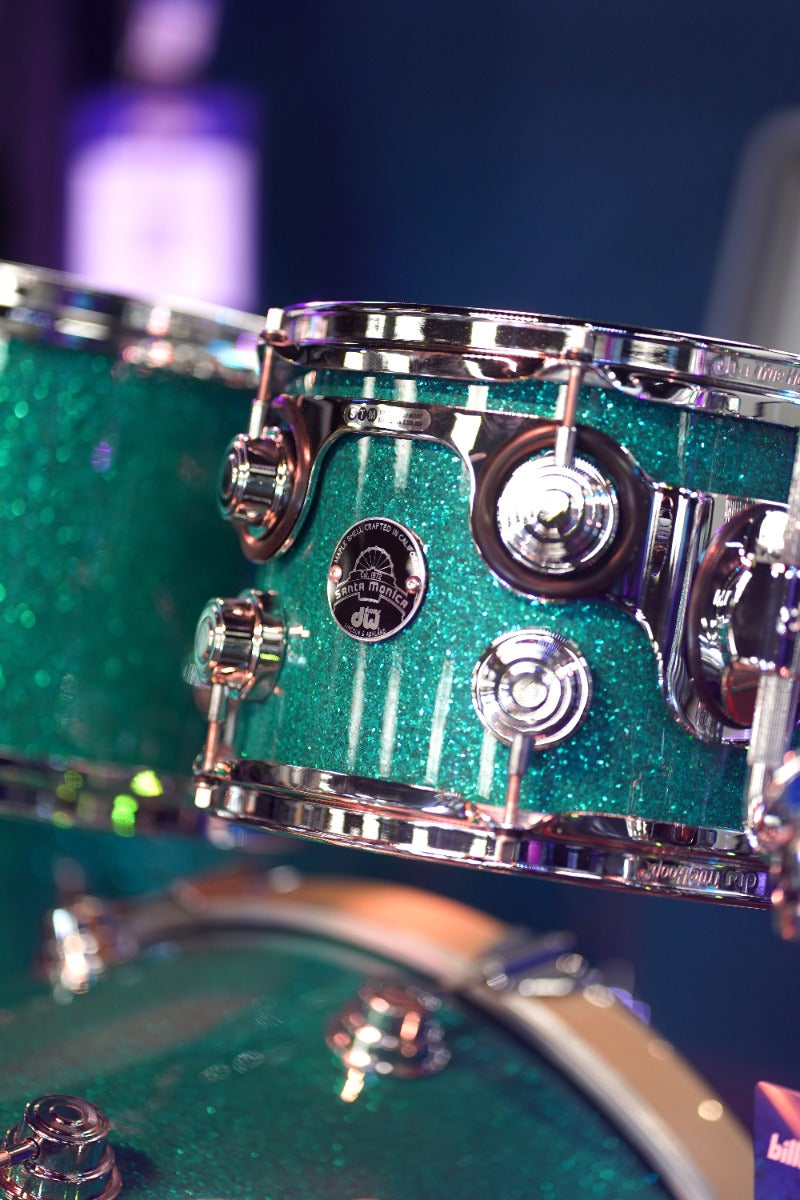 DW Collectors Series Santa Monica 4-Piece Shell Pack in Teal Glass