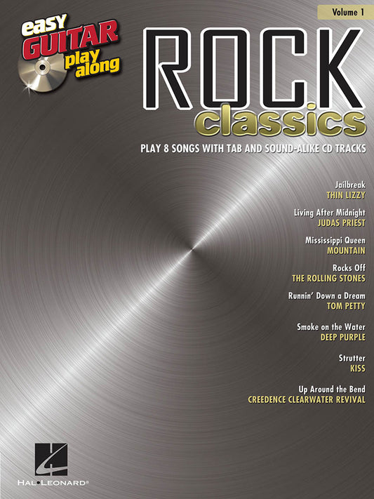 Rock Classics Easy Guitar Playalong Volume 1 BK/CD