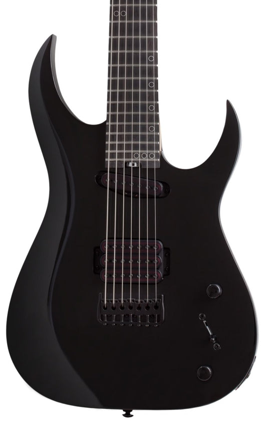 Schecter Sunset-7 Triad in Gloss Black