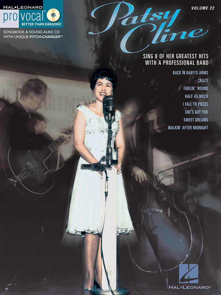 Patsy Cline Pro Vocal Womens Volume 22 BK/CD