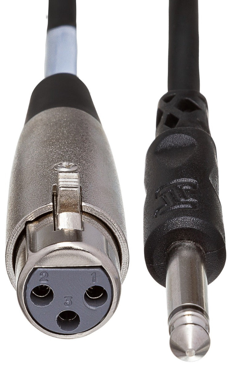 HOSA PXF105 Unbalanced Interconnect Cable XLR3F to 1/4" TS 5Ft