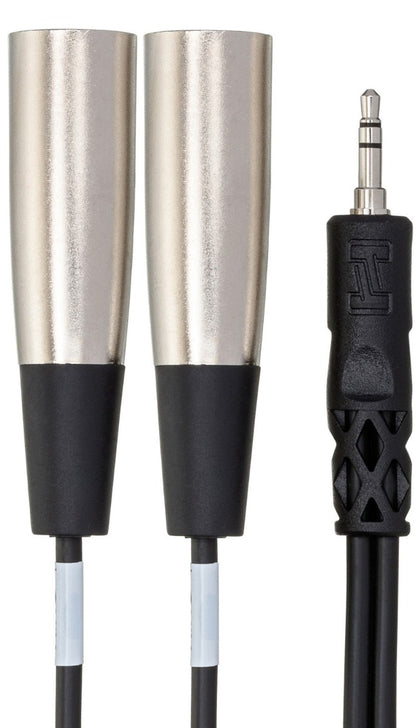 HOSA CYX402M Stereo Breakout 3.5 mm TRS to Dual XLR3M 2M