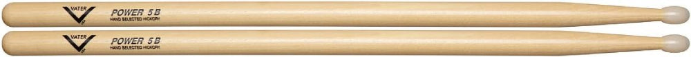 Vater VHP5BN 5B Power Nylon Tip Drumsticks