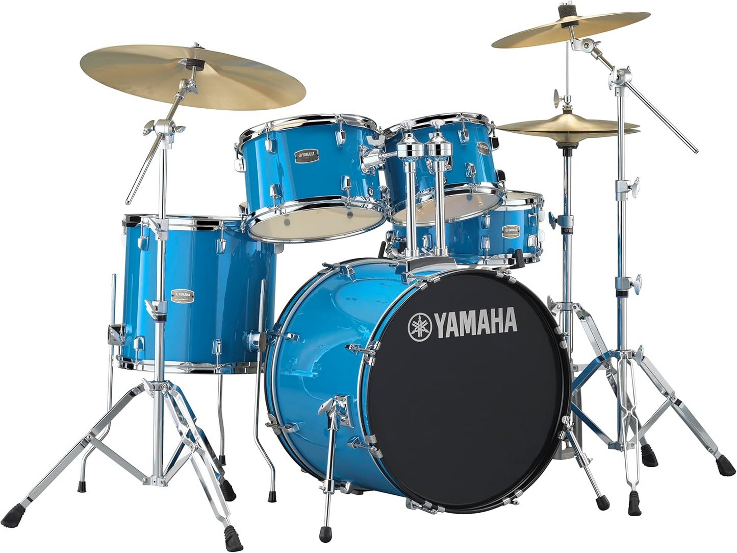 Yamaha Rydeen Fusion 5-Piece Drum Kit in Sky Blue