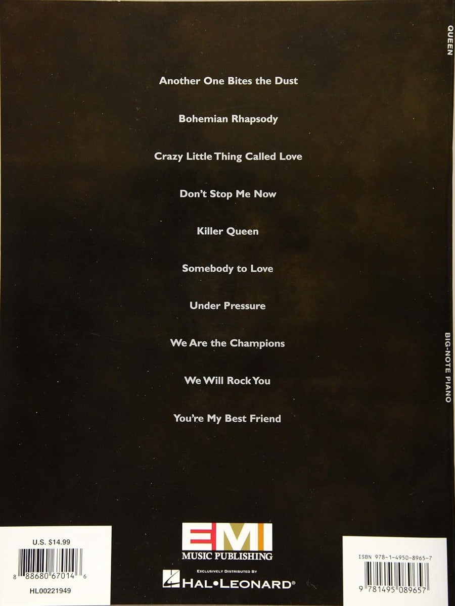 Queen for Big Note Piano