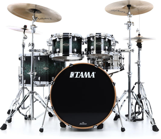 Tama Starclassic Performer 4 piece Shell Pack in Molten Steel Blue Burst