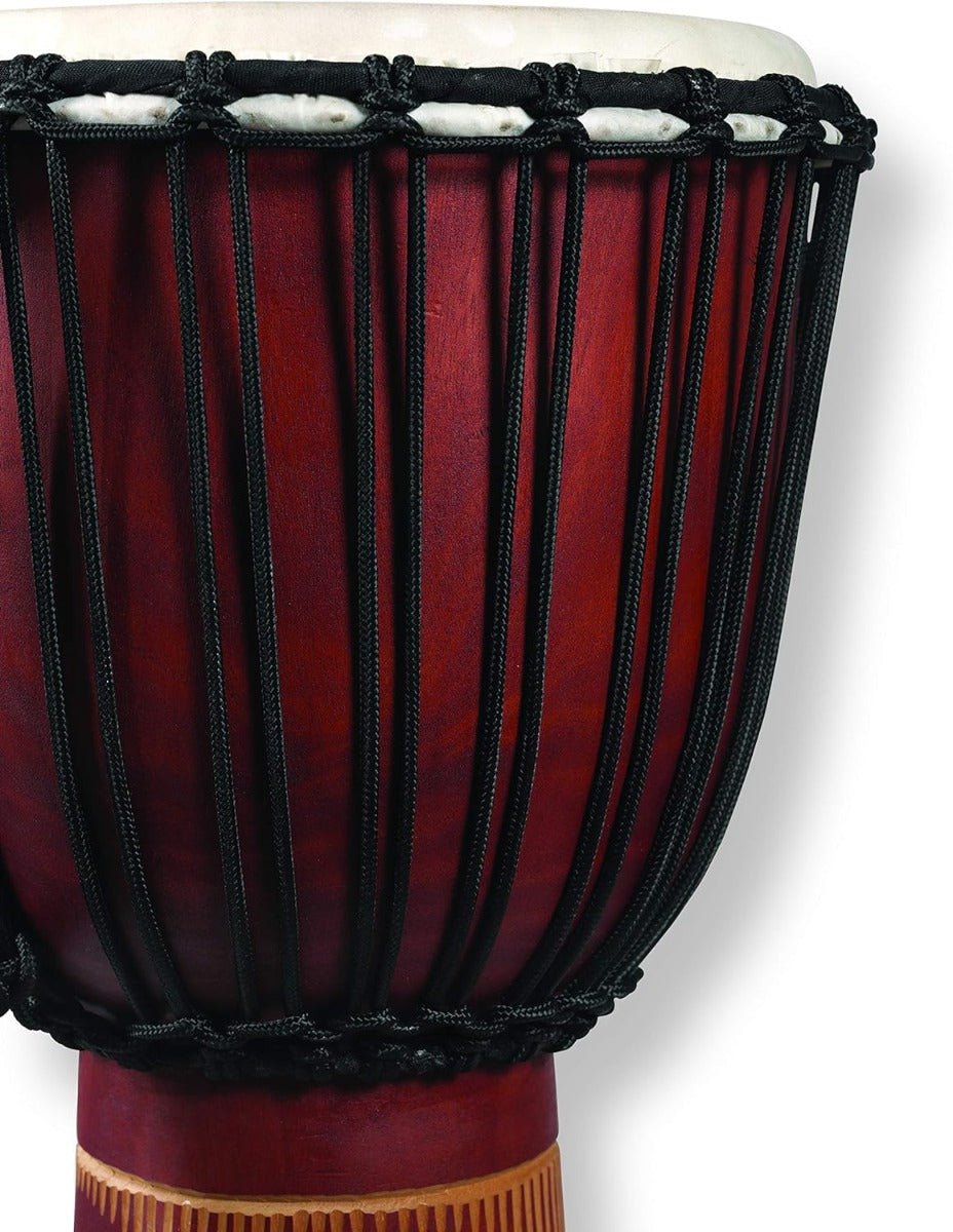 Latin Percussion LP713MR World Beat Wood Art Medium Djembe in Red