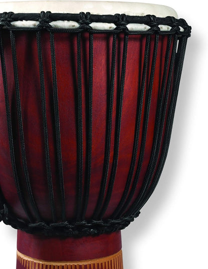 Latin Percussion LP713MR World Beat Wood Art Medium Djembe in Red