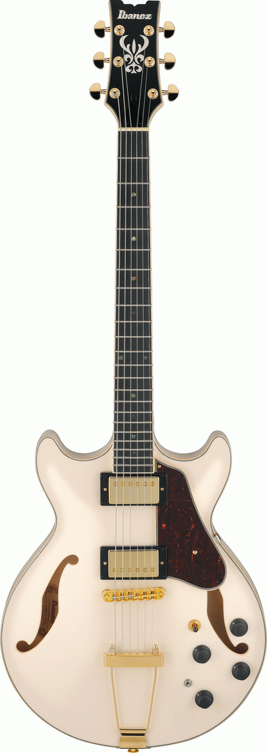 Ibanez AMH90 Artcore Guitar in Ivory
