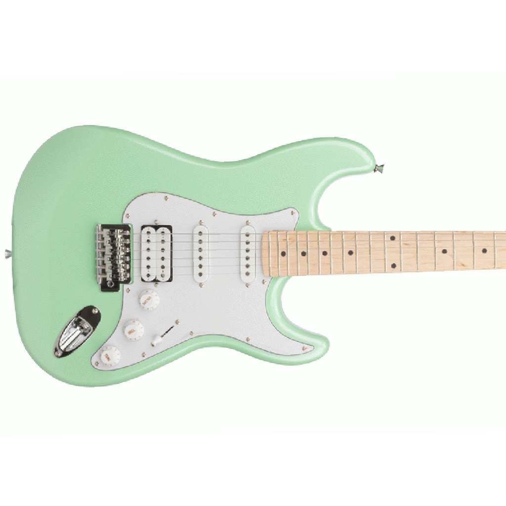 Ashton AG232MSF Crush Mini Electric Guitar Pack in Seafoam Green