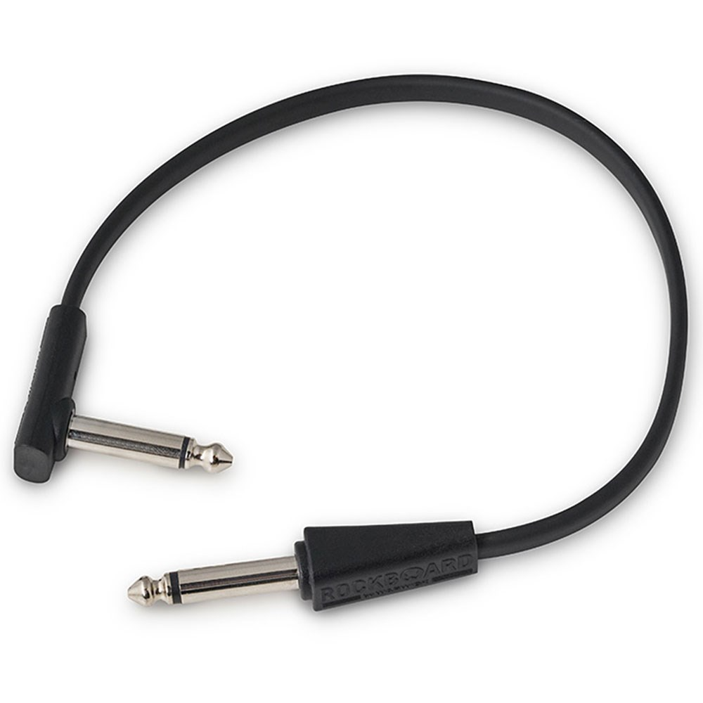 Warwick RockBoard 20cm Standard Flat Patch Looper Switcher Connector Cable in Black