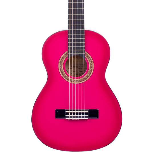 Valencia Series 100 1/4 Size Classical Guitar in Pink Sunburst
