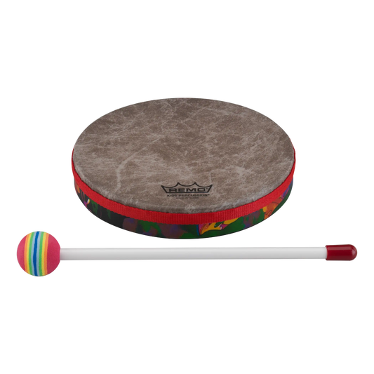 Remo Kids Percussion 8" Frame Drum in Fabric Rain Forest