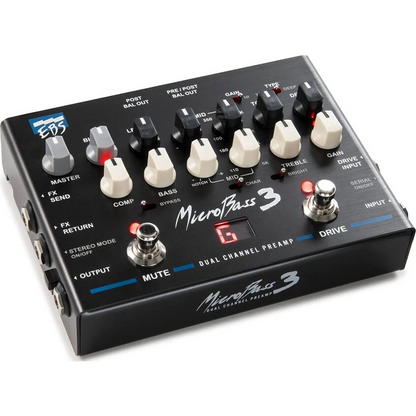 EBS MicroBass 3 Professional Outboard Preamp Pedal