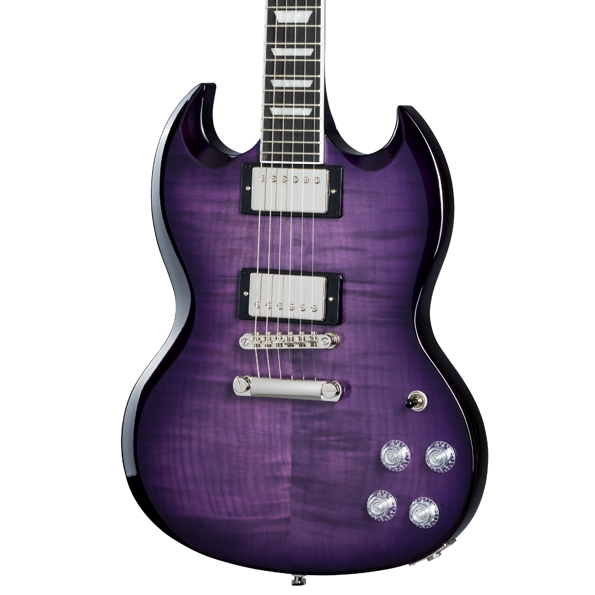 Epiphone SG Modern Figured in Purple Burst
