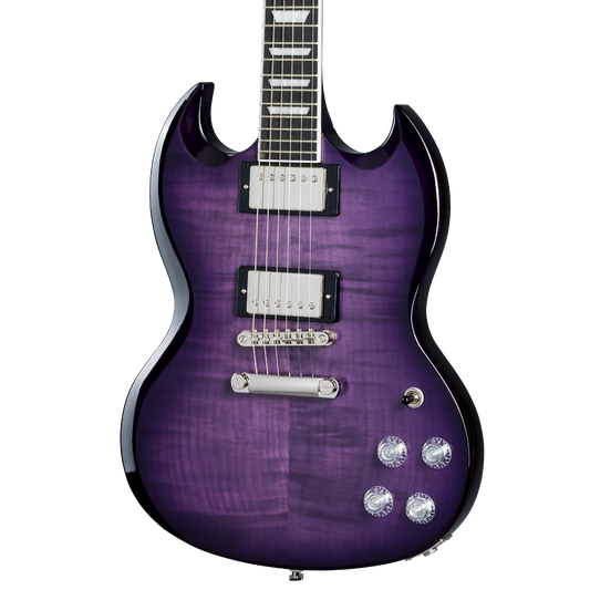 Epiphone SG Modern Figured in Purple Burst